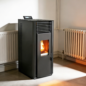 PANSEE 12.2kw Chaudière à granulés moderne haute efficacité, contrôlée par WiFi, autonome, pour usage intérieur en villa et cuisine, à granulés de <span class=keywords><strong>bois</strong></span> - Product Image 3