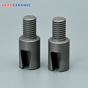 Threaded Silicon Nitride <b>Ceramic</b> Tensile Fixture for Universal Testing Machine | High Strength & High Temperature Si3N4 Clamp - Product Image 4