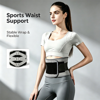 Ceinture de soutien lombaire respirante à double traction, réglable, pour le travail, le sport et la correction de la posture