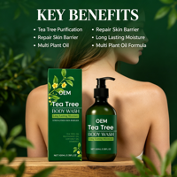 Gel Douche au Théier 100ml avec Huiles Multiples et Vitamine E – Purifie et Renforce la Barrière Cutanée