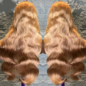 Prodotti per la Bellezza dei Capelli del Fornitore Top di Alibaba # Parrucche di Capelli Umani Brasiliani Biondi 27 613, 32 Pollici, con Frontale in Pizzo HD 13x6 per Donne - Product Image 3