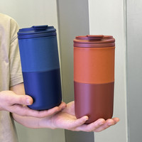 Automatisation en acier inoxydable 550ML Self Drink Mate Thermos Mate Cup et Bombilla tout en un n'importe où sans effort Mate Yerba