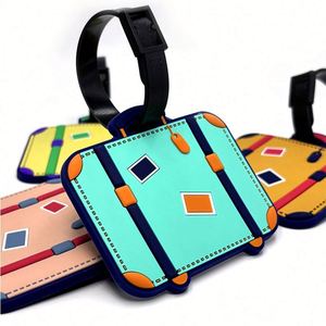 Etiquetas de Equipaje de Plástico PVC de Goma Suave, Impermeables, Personalizadas en Tamaño y Color con Logotipo, Venta al Por Mayor 2021 - Product Image 2