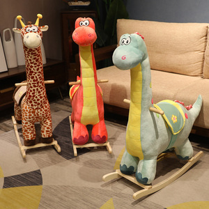 批发零售定制幼儿教育摇马可骑毛绒玩具 - Product Image 6