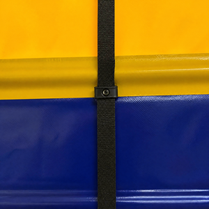 Porte rapide empilable en PVC écoénergétique automatique résistante au <span class=keywords><strong>vent</strong></span> pour entrepôt industriel - Product Image 4
