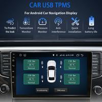 Plug and Play voiture USB TPMS capteur interne système de surveillance de la pression des pneus pour les lecteurs multimédia Android