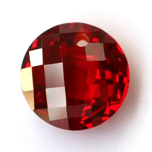 High quality ruby, pink cubic zirconia stones factory price