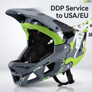 Casque de VTT intégral ASTM F1952 PC/EPS léger pour descente, certifié CPSC/EN1078, service DDP pour les États-Unis/l'UE - Product Image 1