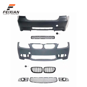 Nuovo Kit Carrozzeria Stile M3 per BMW <span class=keywords><strong>Serie</strong></span> 3 E90 <span class=keywords><strong>2005</strong></span>-2011, Paraurti Anteriore/Posteriore, Minigonne Laterali, Spoiler FEIXIAN - Product Image 2
