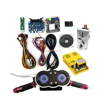Kit DIY de simulateur de volant de moto et de guidon de voiture pour jeu de course de karting, machine de jeu d'arcade à monnayeur, version anglaise