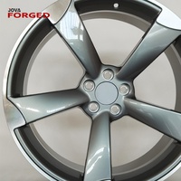Jantes Oz Wheels 19*8.5 Aftermarket 4 pièces 5x112 ET33 en aluminium forgé à cinq branches, nouvelles jantes 25mm 20mm finition noire, garantie 2 ans