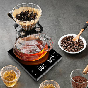 Temporizador Profesional para Café Vertido, Báscula Digital de Cocina Precisa de 0.1g para Uso Doméstico, Dispositivo Inteligente y Compacto para Pesar Granos - Product Image 3