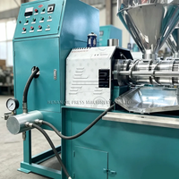 Presse à huile d'arachide industrielle et domestique entièrement automatique 6LY-125, en acier au carbone ou en acier inoxydable, pressage à froid