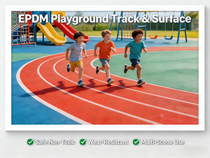 Granulés EPDM économiques pour revêtements de sol de terrains de jeux, absorption des chocs, équipement de jeux extérieur pour enfants - Product Image 2