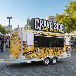 Remorque alimentaire d'extérieur Chammp pour la vente de cacahuètes, fromages, chocolats, empanadas et noix, entièrement équipée - Product Image 1