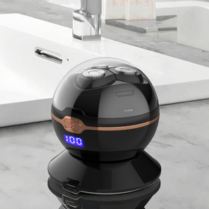 Afeitadora Rotativa Inalámbrica de 3 Cuchillas para Hombre, Resistente al Agua, para Piel Sensible, con Carga Rápida USB y Base de Carga - Product Image 1