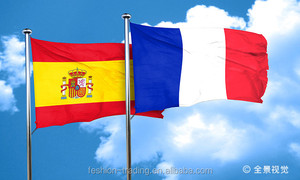 Vente en gros Polyester personnalisé de haute qualité 3x5ft Drapeau de pays <span class=keywords><strong>pas</strong></span> <span class=keywords><strong>cher</strong></span> Drapeau national de l'Espagne avec œillets - Product Image 4