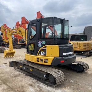 Mini pelle sur chenilles Komatsu PC55 de haute qualité 5.5 tonnes Japon Original utilisé à vendre 1.5 tonnes Poids en ordre de marche - Product Image 6