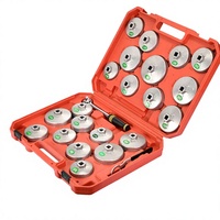 Kit professionnel de réparation automobile 23 pièces en acier à haute teneur en carbone rouge pour réinitialisation de freins à disque, marque OEM/ODM, garantie 6 mois, souple