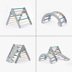 Piklers Triangle Juego de marco de escalada interior plegable Montessori Inspirado Estructura de juego para niños pequeños - Product Image 4