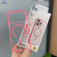 Étui de téléphone portable pour iPhone 16 transparent pour iPhone 14 Étui de téléphone magnétique transparent pour iPhone 17 Étui transparent en polycarbonate