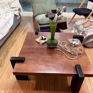 Japanese Style Solid Wooden Square <strong>Coffee</strong> <strong>Table</strong> Simple Natural Modern Design for Living Room Home Furniture Sets - Product Image 5