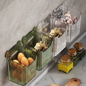 Aoniuプラスチック製吊り下げボックスキッチンウォール吊り収納ラックオーガナイザー - Product Image 2