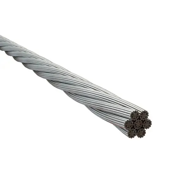 Marine Grade Flexible 304 316 316L 7x7 1x12 35x7 20mm Edelstahl-Drahtseil kabel