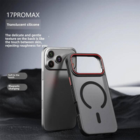 Coques Magnétiques de Haute Qualité pour iPhone 17 16 15 14 13 Pro Max – Étui Antichoc avec Dos Givré Semi-Transparent