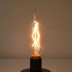 Lampe à incandescence décorative à filament de tungstène ampoule <span class=keywords><strong>E14</strong></span> 120V/220V 25W <span class=keywords><strong>40W</strong></span> 60W C35 queue Edison Style Vintage ampoule - Product Image 1