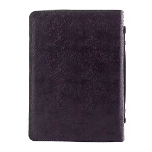Cubierta de libro vintage CUBIERTA DE LA <span class=keywords><strong>Biblia</strong></span> organizador de cuero PU personalizado con asa de transporte - Product Image 5