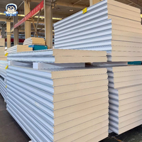 Panneaux sandwich en polyuréthane PU, panneaux isolants métalliques PUR pour murs extérieurs, unité de réfrigération pour chambre froide, pommes de terre fraîches