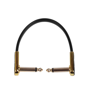 6ft Black Flat Patch <strong>Cable</strong> for Effect Pedal 6 Pack; PVC Jacket Wire for <strong>Speaker</strong> Microphone Computer Use - Product Image 2