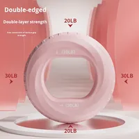 Anneau de renforcement de la main à cinq doigts en silicone double résistance pour femmes et enfants, fitness et santé, massage