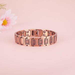 99.99% di rame rosso puro magnetherapy Energy Power Bio bracciale uomo di guarigione di energia terapeutica della salute braccialetto di moda - Product Image 2