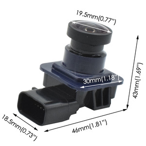 Cámara de marcha atrás trasera Ford EB5Z-19G490-A 12V con visión nocturna y carcasa de ABS para Explorer 2011-2015 - Product Image 1