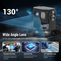 Kamera Thermal Imaging Lensa Ganda VD dan Kamera Mundur AHD dengan Night Vision, Deteksi Pejalan Kaki AI, dan Bantuan Parkir untuk Mobil
