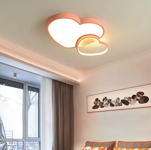 Style nordique moderne Simple créatif en forme de coeur LED veilleuse prise plafonnier pour bébé enfants chambre et chevet - Product Image 3