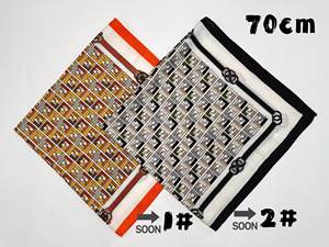 Melhor Moda Senhoras 70CM toalha quadrada pode ser personalizado Impressão Digital. - Product Image 2