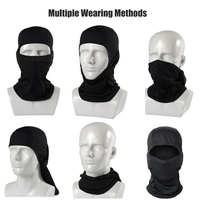 Pria uniseks tabir surya bernapas kamuflase masker Balaclava olahraga luar ruangan lari mendaki memancing ski bersepeda masker wajah penuh