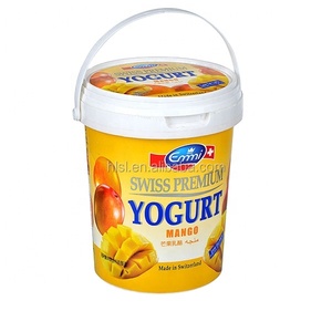 Pots ronds de 500ml, vente en gros, chinois, différentes formes, personnalisés, pots, yaourt, en plastique, tasse avec couvercle, 50 pièces - Product Image 4