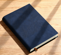 Carnet A5 à couverture rigide gaufrée en cuir PU, papier épais, journal personnalisé avec logo, agenda de bureau et scolaire