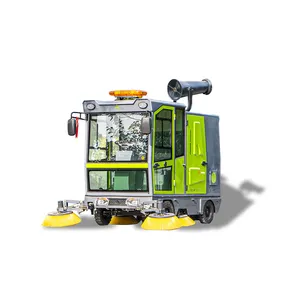 G50 Industrial Street Cleaning Equipment Dust Collection Water Spraying Electric Floor Sweeper