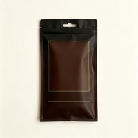 Sac d'emballage pour cigares personnalisé imprimé en Mylar, Doypack anti-odeur, barrière contre l'humidité avec fermeture éclair, pochette plate