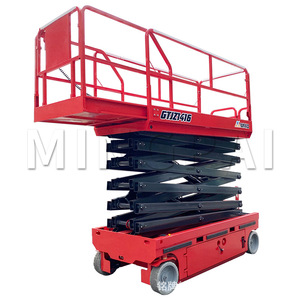 Plateforme élévatrice mobile à ciseaux Mp, 8 m, capacité 500 kg, télécommande, utilisation en entrepôt - Product Image 1