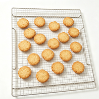 Grille de cuisson en acier inoxydable AISI 304 sur mesure, haute température de fonctionnement, pour la cuisson et le séchage