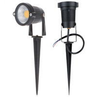 Lampu sorot LED, Outdoor 5/7W untuk taman halaman taman Ponds-RGB putih hangat tinggi terang lampu banjir daya AC aluminium