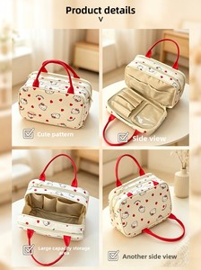 Nuova Borsa Pieghevole da Donna 2026 in Tessuto Oxford con Cerniera, Grande Capacità, Portatile, con Scomparti per Viaggi - Product Image 3