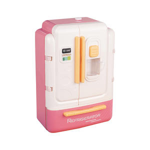 ชุดครัวของเล่นเด็กขนาดใหญ่ <span class=keywords><strong>ตู้</strong></span><span class=keywords><strong>เย็น</strong></span>และตู้แช่แข็งจำลอง พร้อมของเล่นพ่นละอองน้ำ ของขวัญวันเกิดเสริมพัฒนาการ - Product Image 4