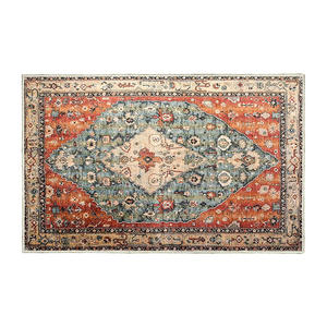 พรมเช็ดเท้าโดฟ รูปทรงสี่เหลี่ยมผืนผ้า ลายเหรียญมีเดลลิออน ซักเครื่องได้ กันลื่น สำหรับทางเข้าบ้าน สไตล์ยุโรปหรูหราเบาๆ - Product Image 1